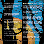 back of CD insert