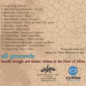 CD, Various Artists - There's a Drought - back cover